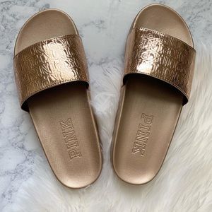 BRAND NEW VS PINK Slides- size Medium